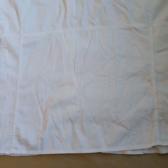 Venezia White Sleeveless Collared Shirt Size 26/28 Classic 90s - Picture 5 of 7